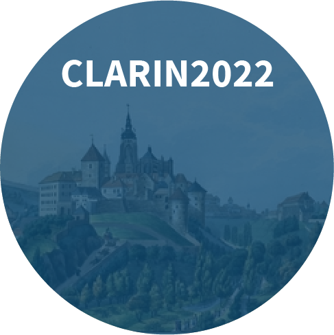 This image has an empty alt attribute; its file name is CLARIN-2022_Logo.png